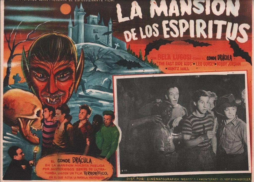 La Mansion De los Espiritus Bela Lugosi Ver.B 12"x16" Mexican Lobby Card