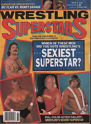Wrestling Superstars Winter 1988 Hulk Hogan, Ric Flair VG 122315DBE