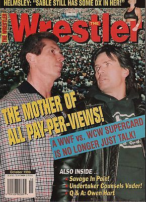 The Wrestler October 1998 Vince McMahon, Helmsley EX 122215DBE