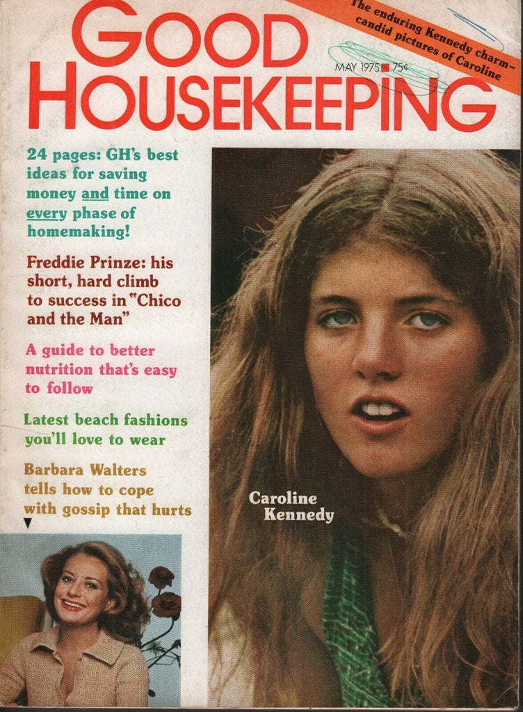 Good Housekeeping May 1975 Caroline Kennedy Barbara Walters 070119AME2