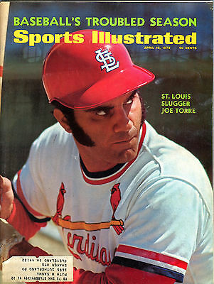Sports Illustrated April 10 1972 Joe Torre Cardinals EX 021216jhe