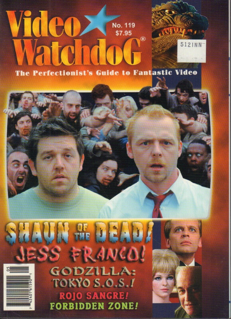 Video Watchdog no.119 Shawn of The Dead Jess Franco Godzilla 021318DBE