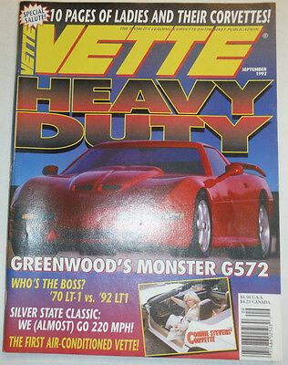 Vette Magazine Greenwood's Monster G572 September 1992 031215R2