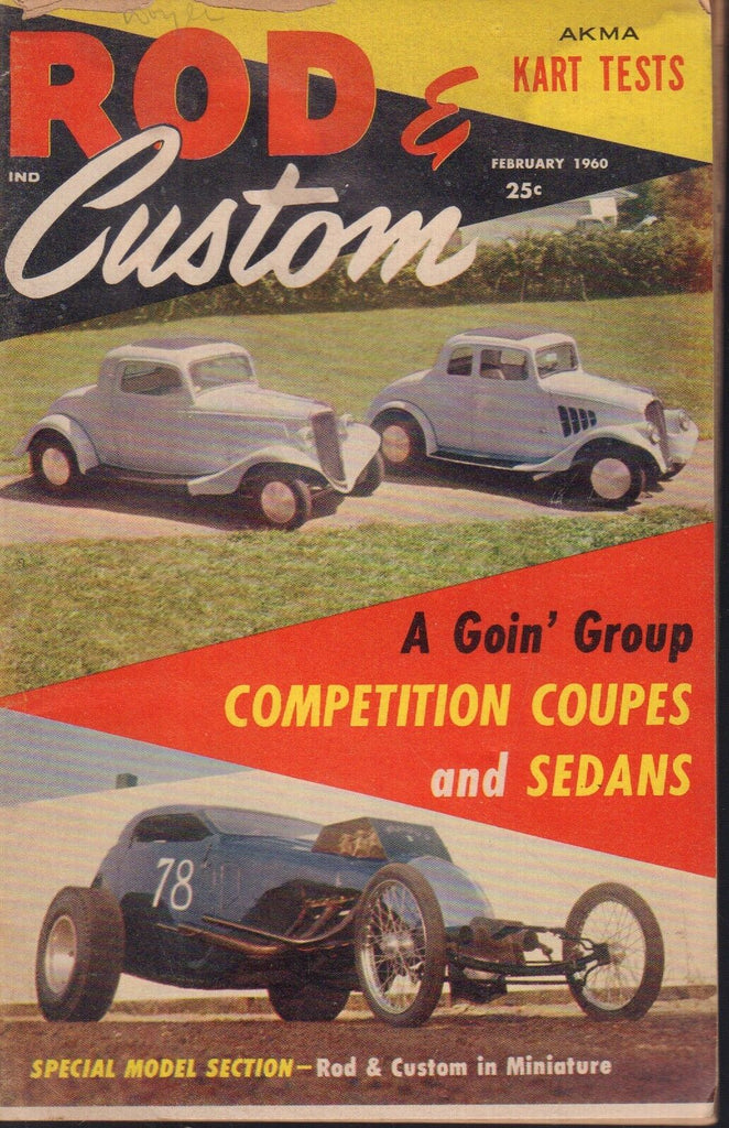 Rod & Custom February 1960 Competition Coupes & Sedans 091118AME