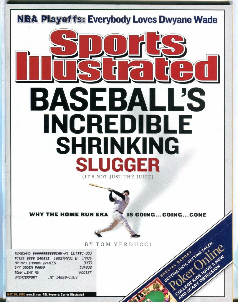 Sports Illustrated Magazine May 30 2005 Dwayne Wade EX w/ML 030817nonjhe