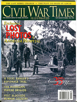 Civil War Times Magazine May 1996 Antietam Hospital Photos EX 080116jhe