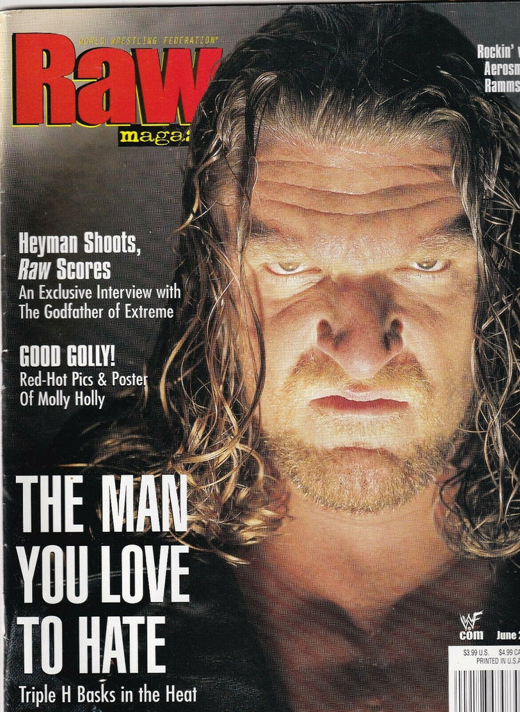 Raw Magazine Triple H Molly Holly June 2001 070219nonr