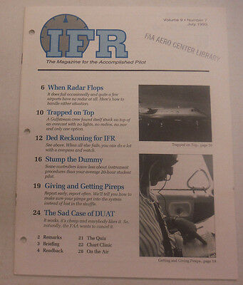 IFR Pilot Magazine When Radar Flops July 1993 FAL 061815R