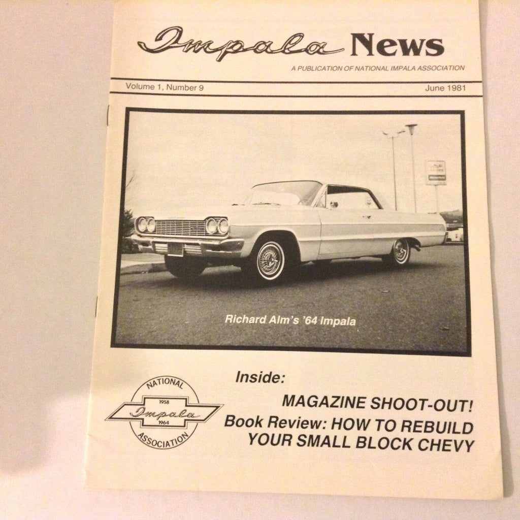 Impala News Magazine Richard Alm's '64 Impala June 1981 052117nonrh