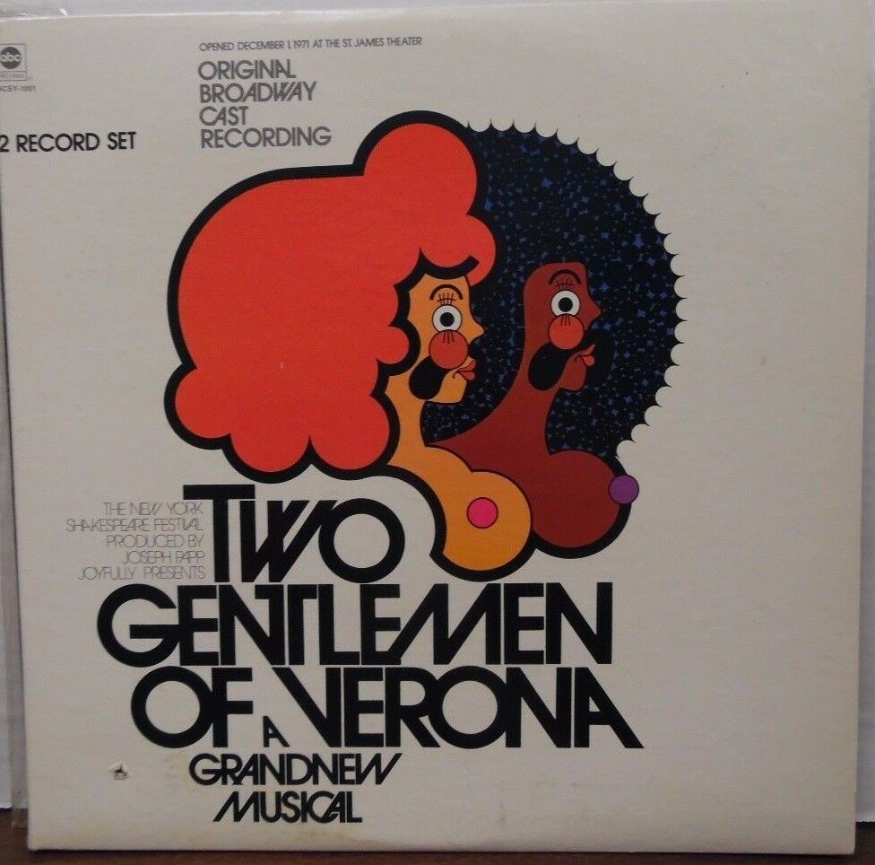 Orig. Broadway Cast two Gentlemen of Verona 2-record set BCYS-1001 121116LLE