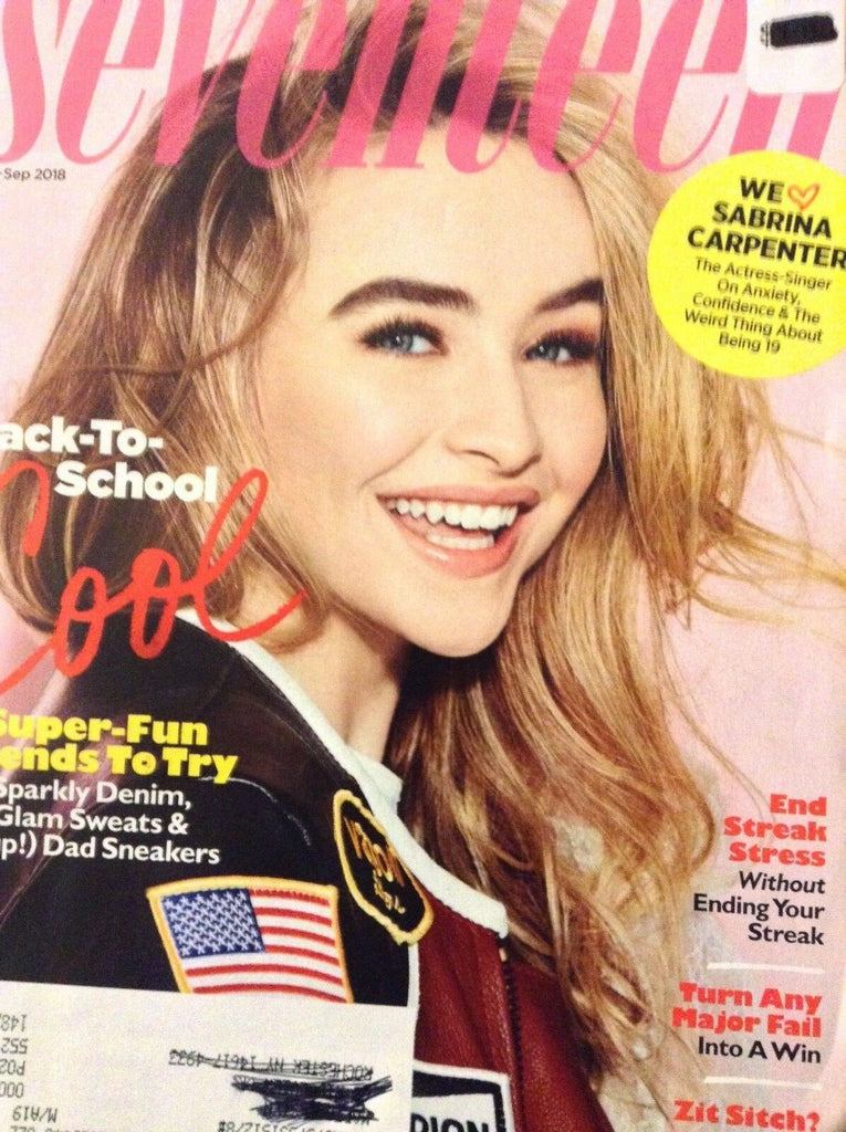 Seventeen Magazine Sabrina Carpenter August/September 2018 112918nonrh