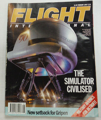 Flight International Magazine The Simulator Civilsed February 1990 FAL 061015R