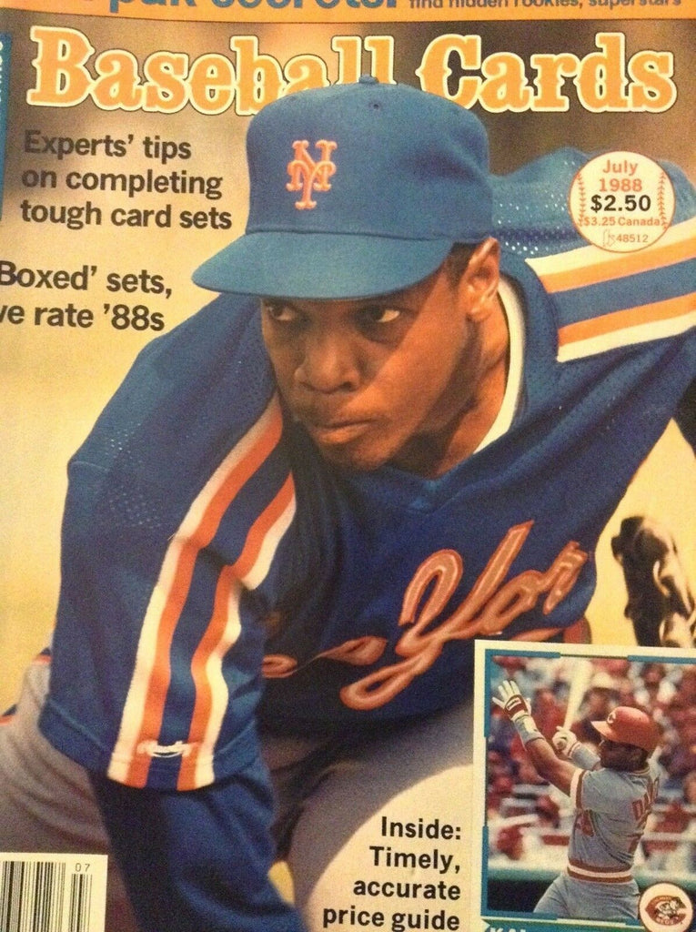 Baseball Cards Magazine Kal Daniels Rak-pak Secrets July 1988 120118nonrh