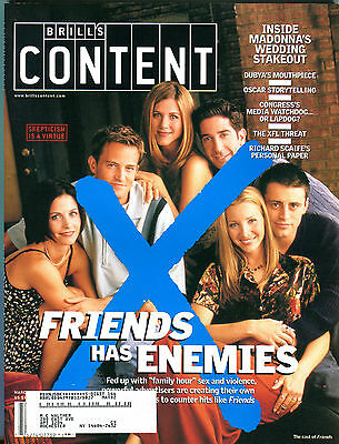 Brills Content Magazine March 2001 The Cast of Friends Madonna EX 012216jhe