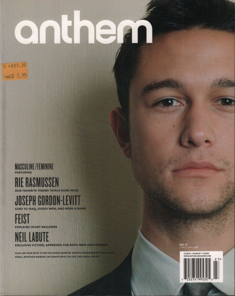 Anthem Fashion Magazine March April 2007 Joseph Gordon-levitt 082418DBE2