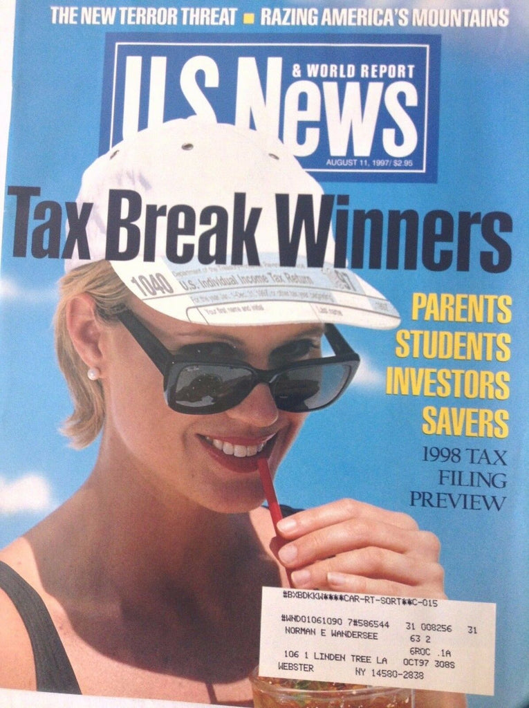 Us News Magazine Tax Break Winners August 11, 1997 083017nonrh