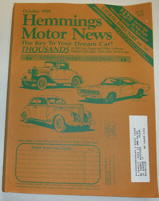 Hemmings Motor News Magazine 1931 A Deluxe Roadster October 1999 022315r