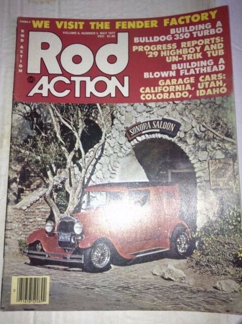 Rod Action Magazine Fender Factory Bulldog 350 Turbo May 1977 040717NONRH