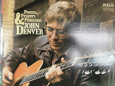 John Denver Poems Prayers & Promises 33RPM VG 120415 TLJ