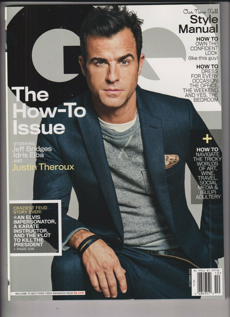 GQ Magazine Justin Theroux Style Manual October 2013 032420nonrh