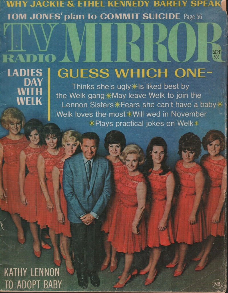 TV Radio Mirror September 1969 Jackie Ethel Kennedy Kathy Lennon 071019AME
