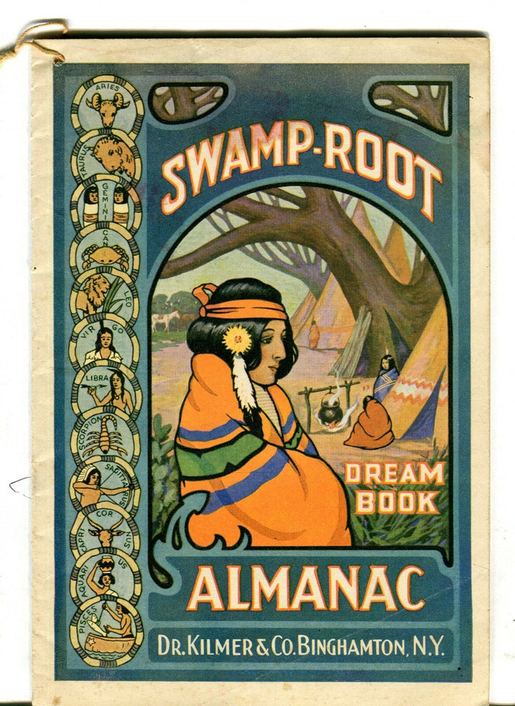 Swamp-Root Dream Book Almanac Dr. Kilmer & Co. Binghamton NY 1938 EX 101916jhe