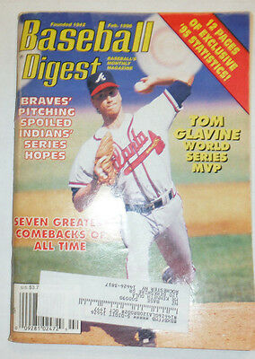 Baseball Digest Magazine Tom Glavine February 1996 020315R