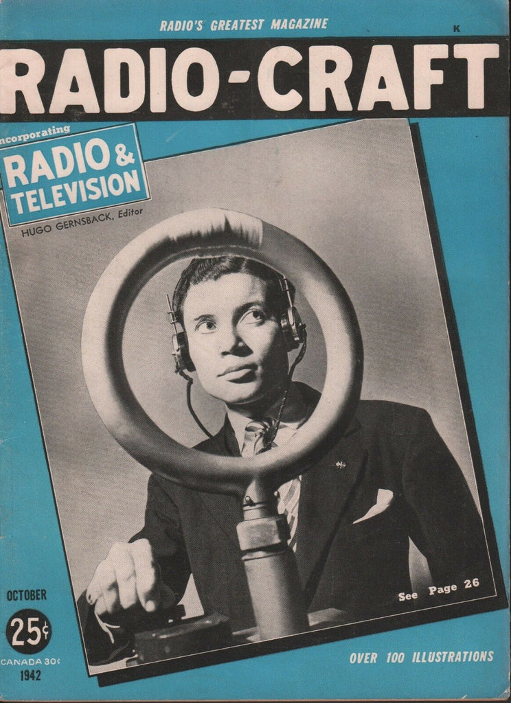 Radio-Craft October 1942 Hugo Grensback Flight Radio School 051918DBE