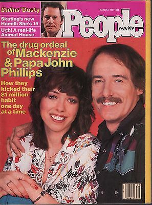 People Weekly March 2 1981 Mackenzie & John Philips VG 020916DBE