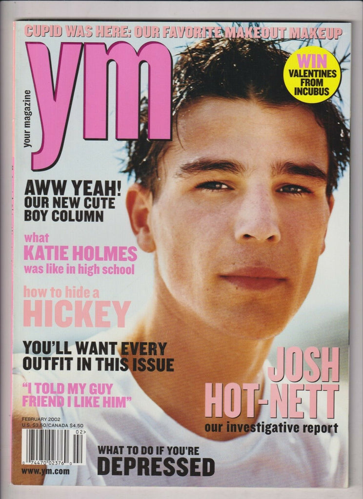 YM Magazine Josh Hartnett & Cupid's Here February 2002 030320nonr