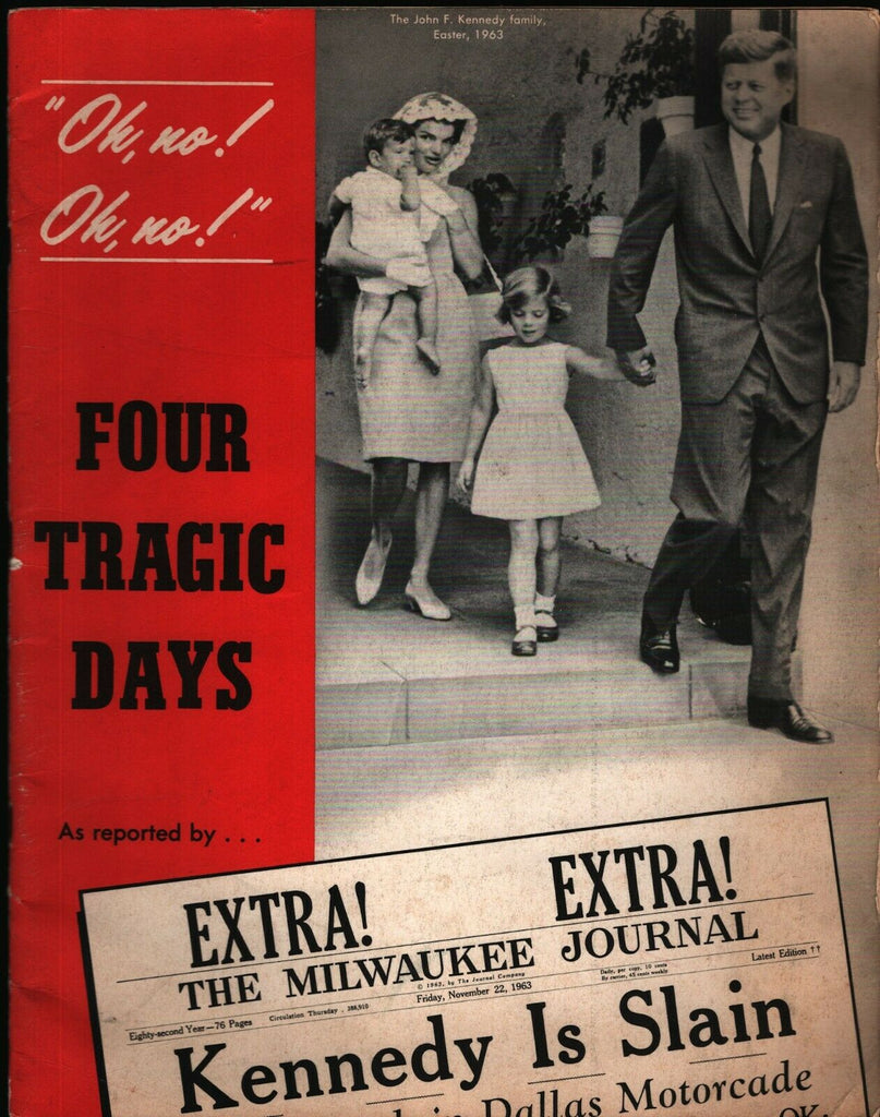 John F Kennedy Four Tragic Days Milwaukee Journal 1963 JFK 022521ame2