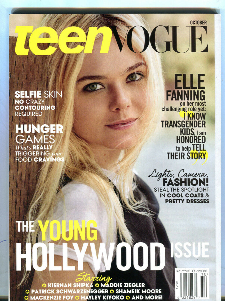 Teen Vogue Magazine October 2015 Elle Fanning EX 081916jhe