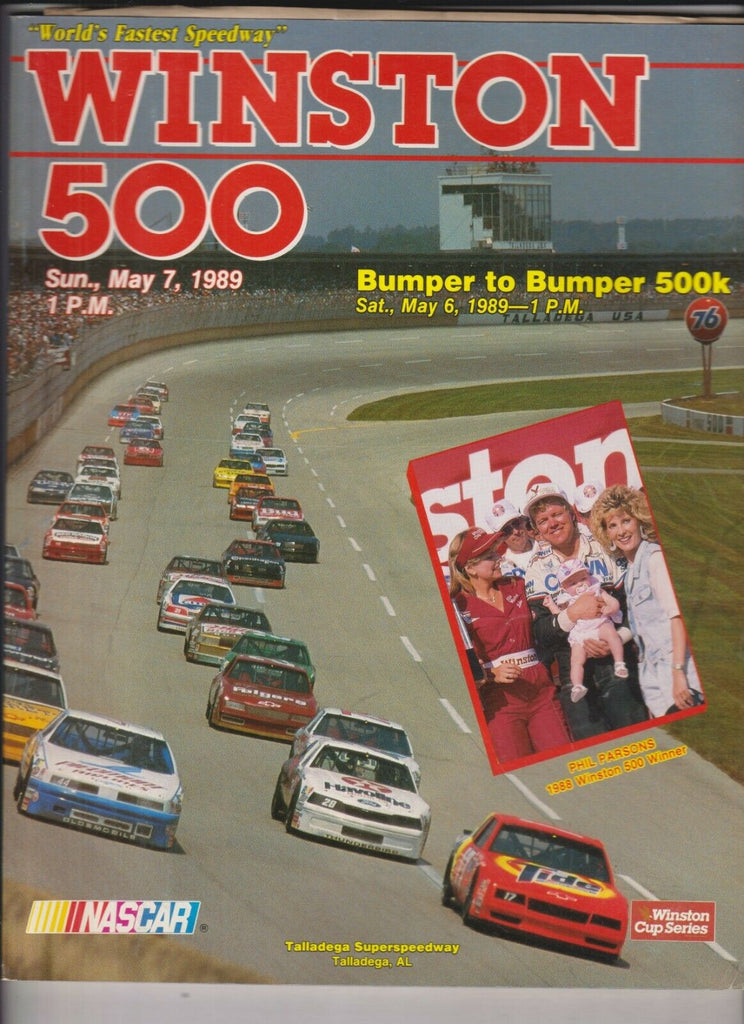 Winston 500 Souvenir Talladega Superspeedway May 6, 1989 030420nonr2