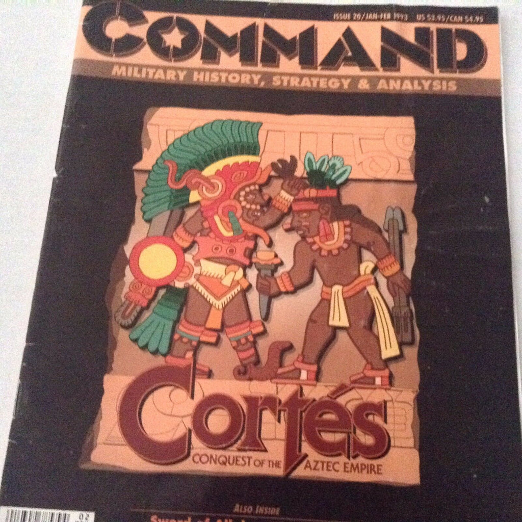 Command Magazine Cortes Conquest Of Aztec Empire Jan/Feb 1993 071217nonrh