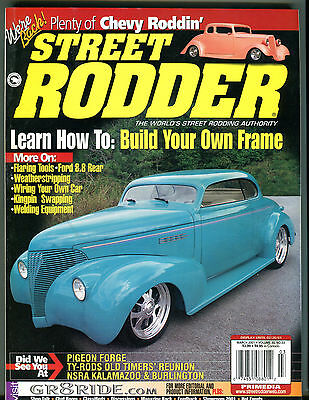 Street Rodder Magazine March 2001 Build Your Own Frame EX 012816jhe