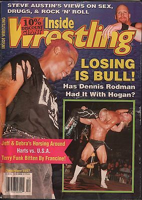 Inside Wrestling December 1997 Dennis Rodman, Hulk Hogan VG 122315DBE