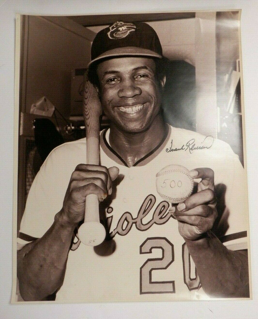 Frank Robinson Baltimore Orioles Autographed Signed 16x20 w/COA