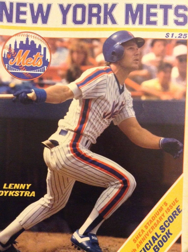 New York Mets Magazine Lenny Dykstra 1988 040418nonrh
