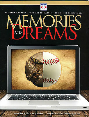 Memories And Dreams Magazine Winter 2011 Baseball HOF EX 060216jhe