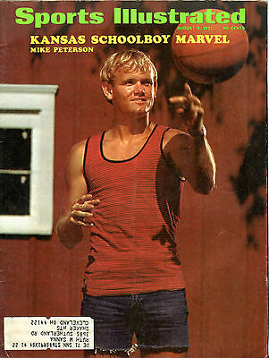 Sports Illustrated August 9 1971 Mike Peterson Kansas Marvel EX 021216jhe