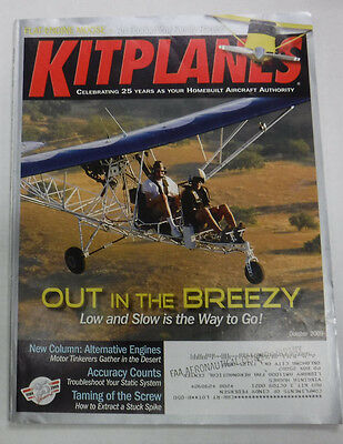 Kitplanes Magazine Low And Slow Is The Way To Go October 2009 072215R