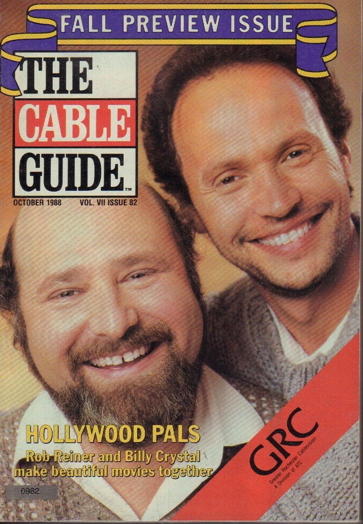 The Cable Guide Magazine October 1988 Billy Crystal Rob Reiner 072017nonjhe