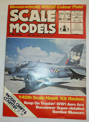 Scale Models Magazine Scale Hawk Kit Review Bf109F June 1983 040915R