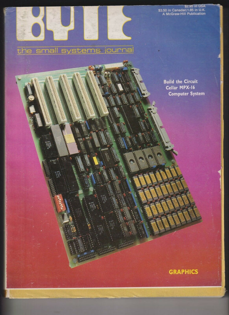 Byte Magazine Graphics Build The Circuit Cellar MPX-16 November 1982 120919nonr