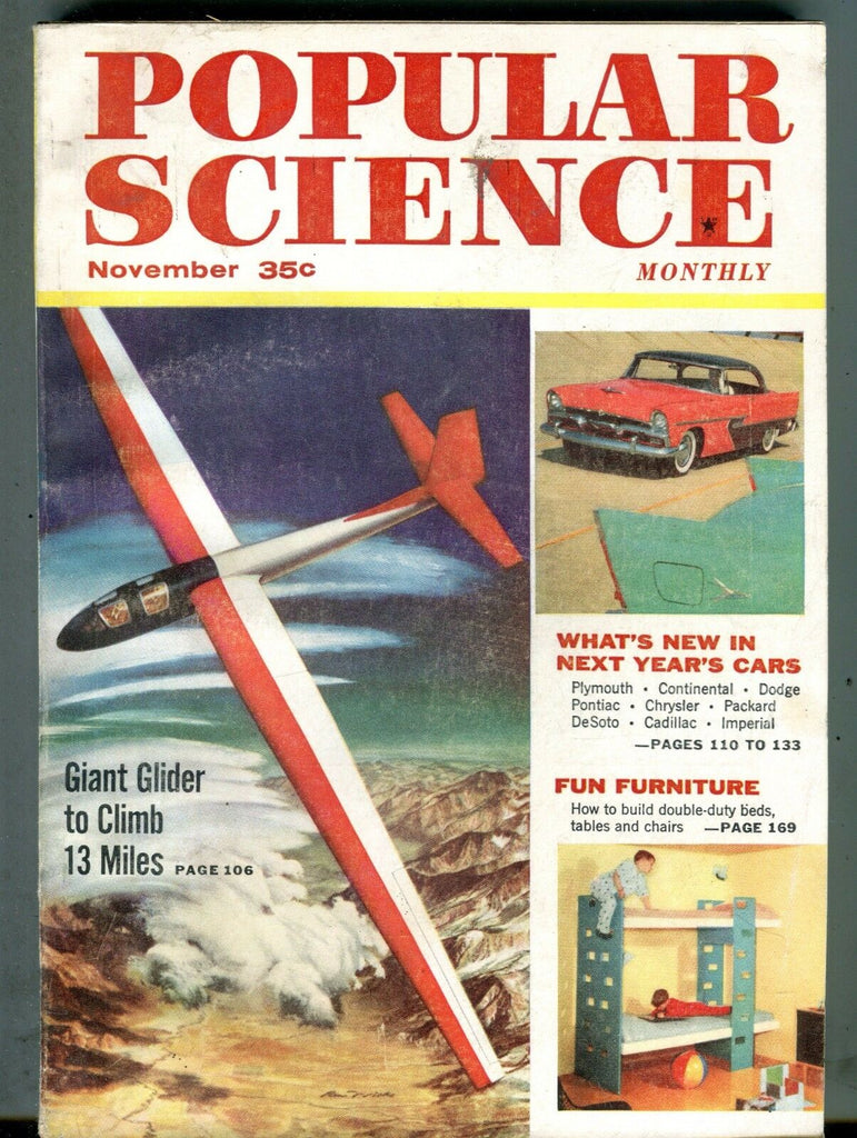 Popular Science Magazine November 1955 Giant Glider 070317nonjhe