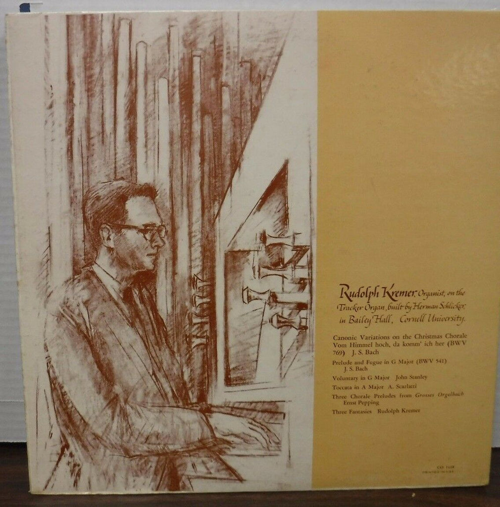 Rudolph Kremer, Organist 33RPM CO1118 010717LLE