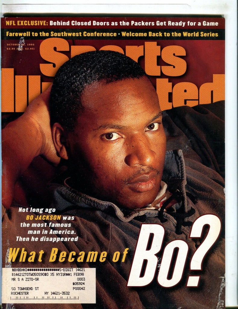 Sports Illustrated Magazine October 30 1995 Bo Jackson VG w/ML 050917nonjhe