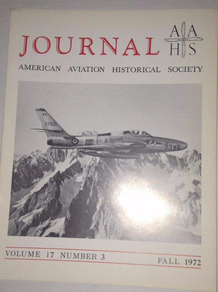AAHS Journal Airplane Magazine McCormick Romme Fall 1972 121316rh2