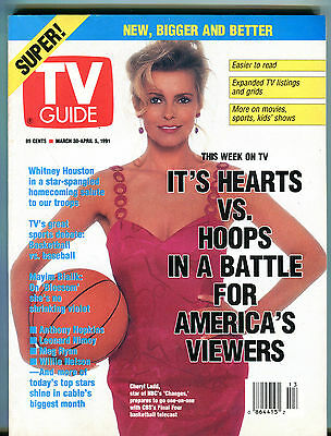 TV Guide Magazine March 30-April 5 1991 Cheryl Ladd EX 022616jhe2