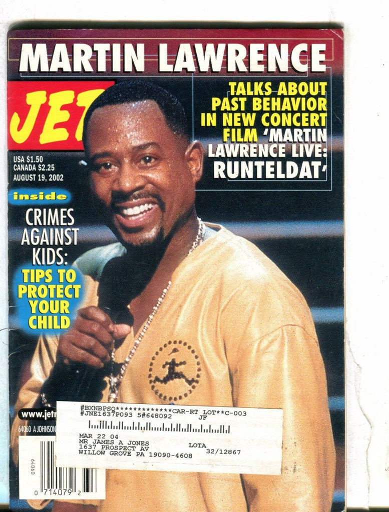 Jet Magazine August 19 2002 Martin Lawrence Runteldat 071117nonjhe